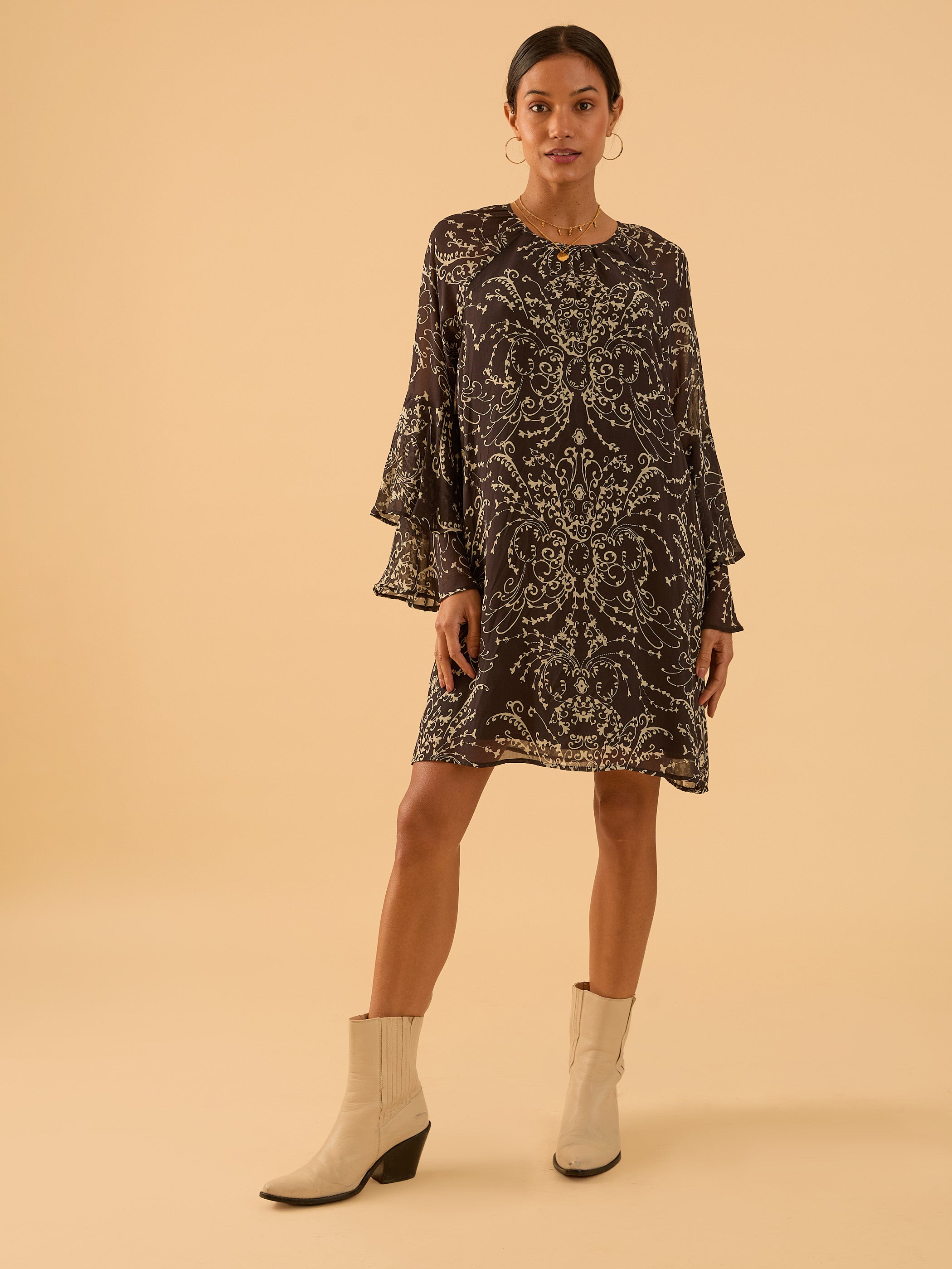 Freya Print Flute Sleeve Mini