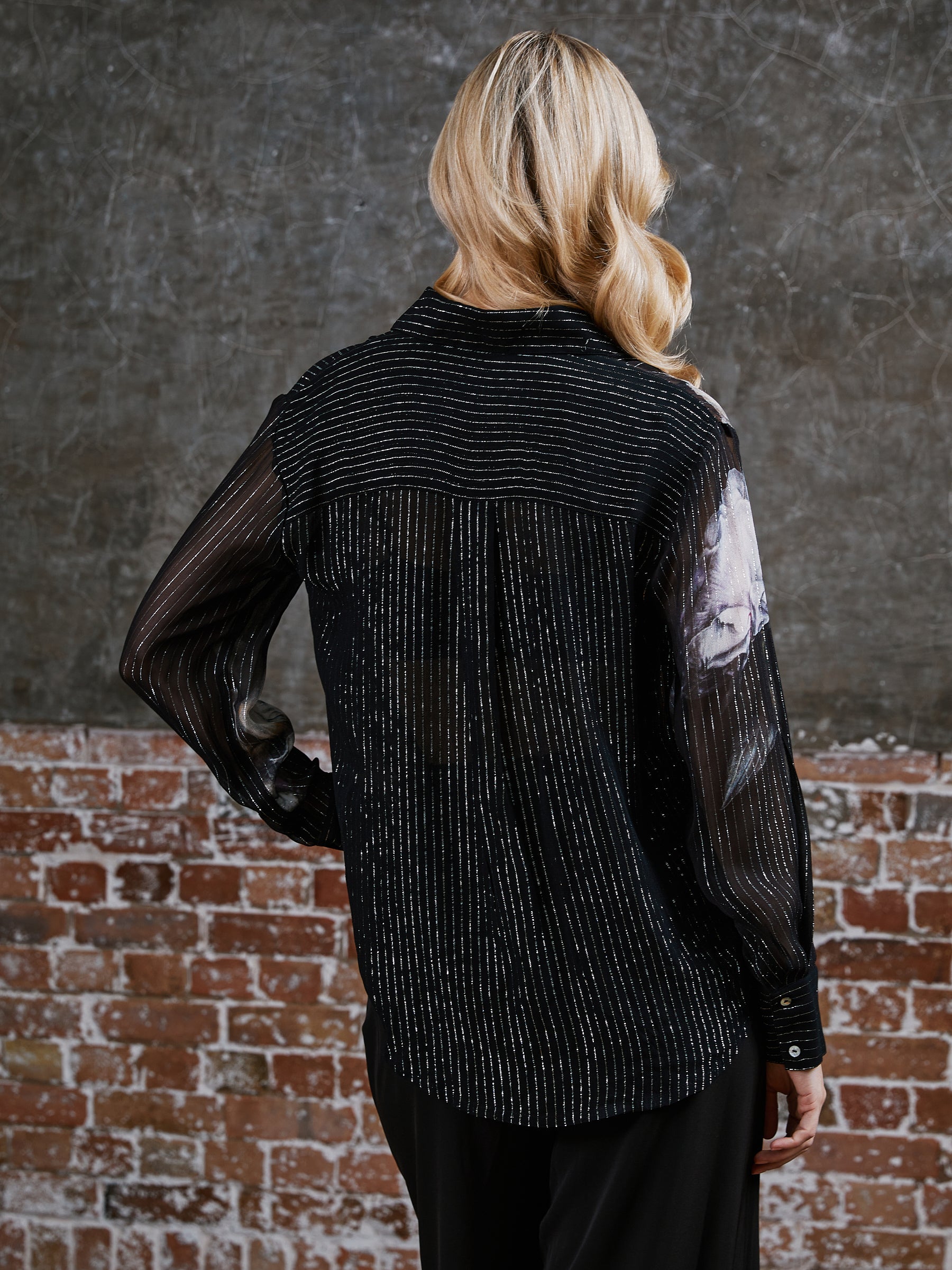 Luna Placement Print Shirt