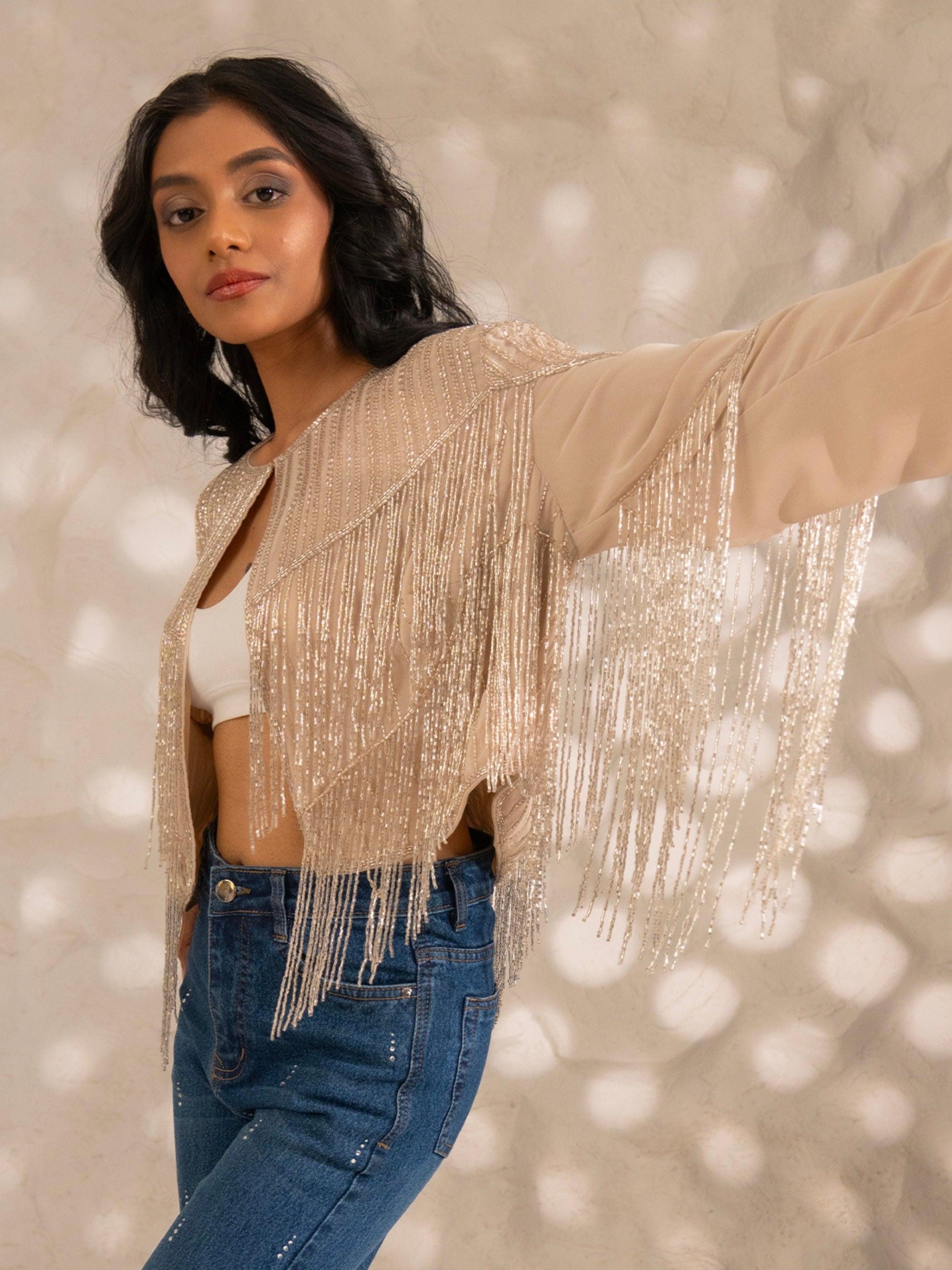 Scarlett Jacket Soft Pearl