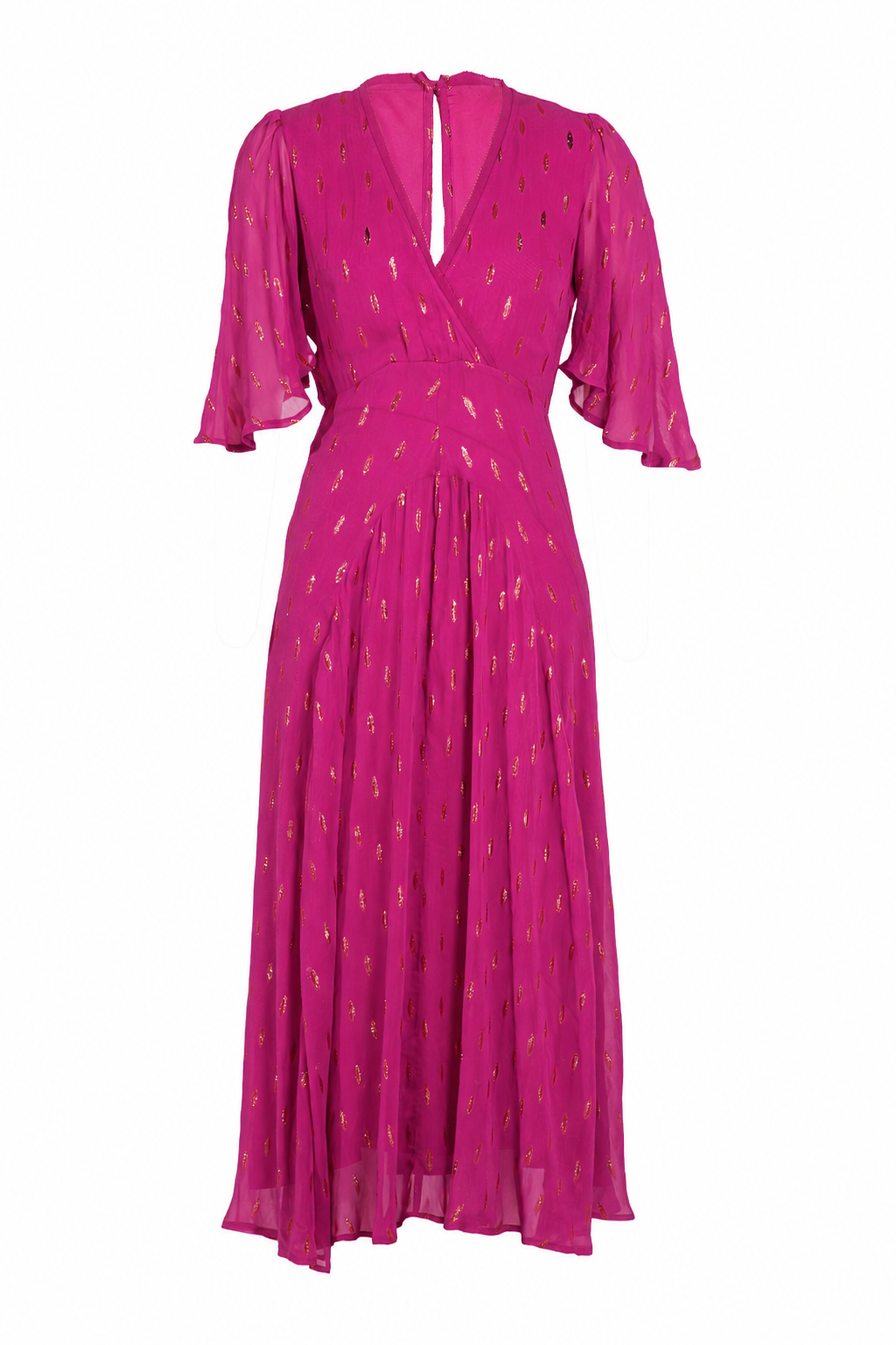 Talia Fuchsia Pink Maxi Dress