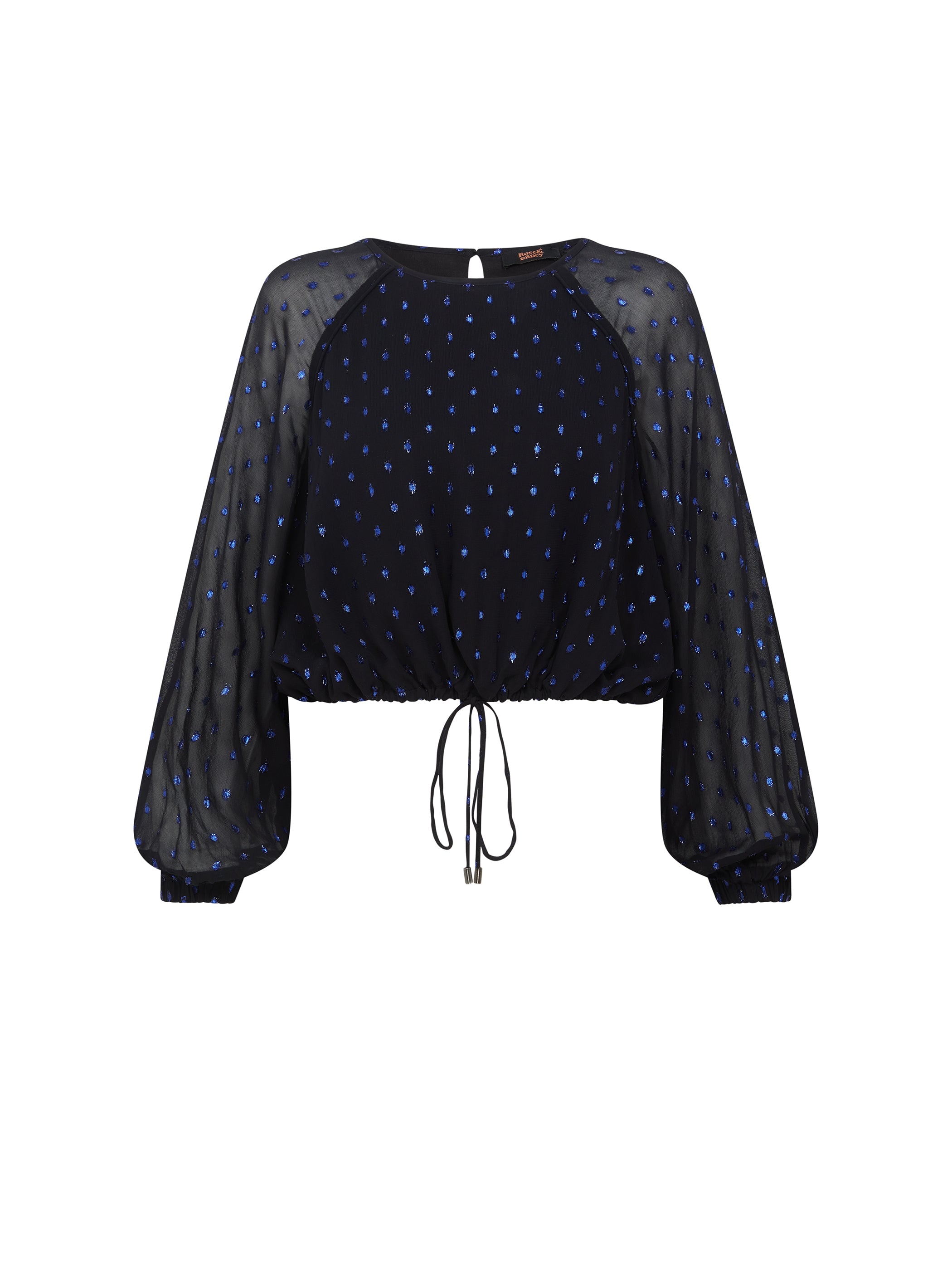 Nova Blue Dot Blouse