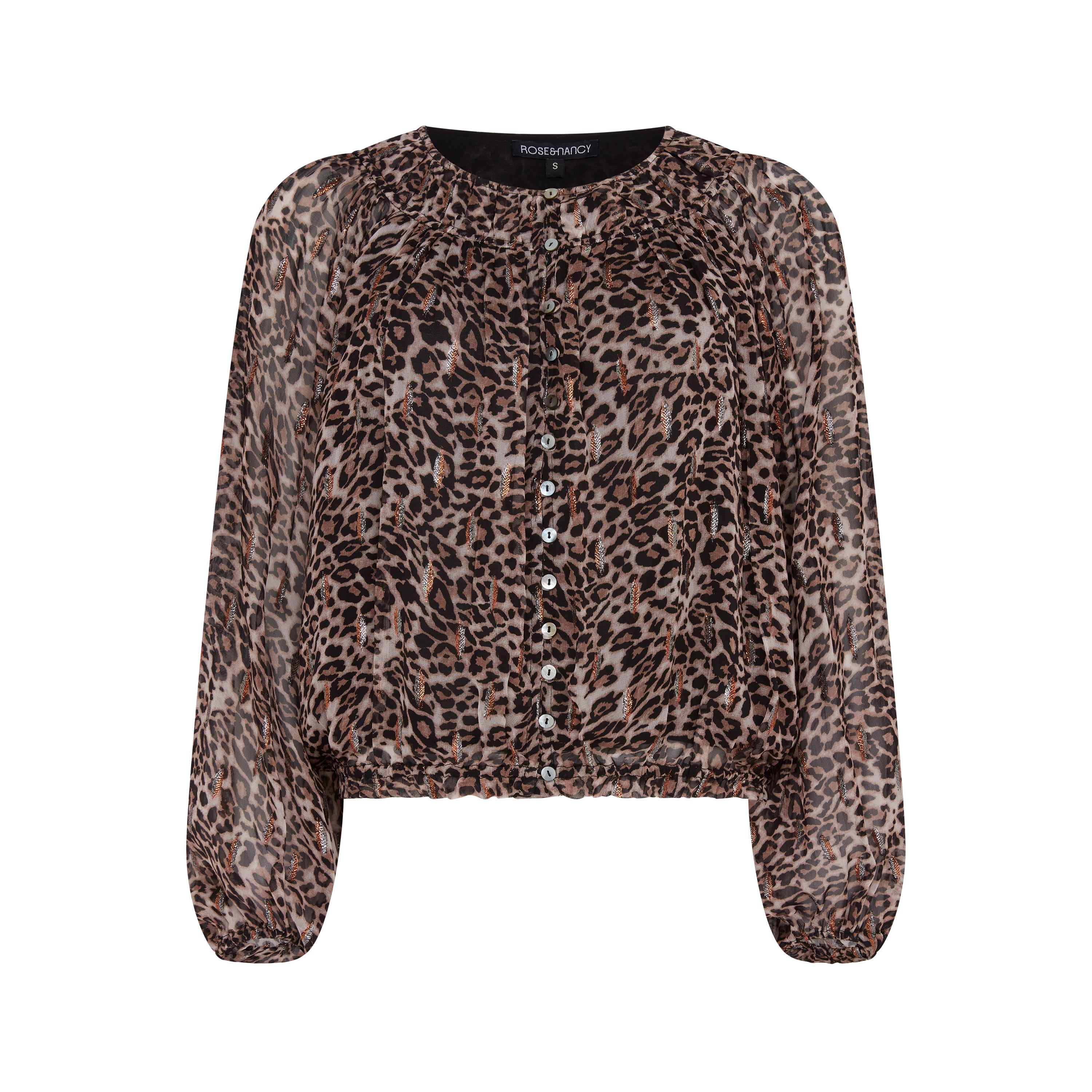 Sienna Print Blouson Blouse