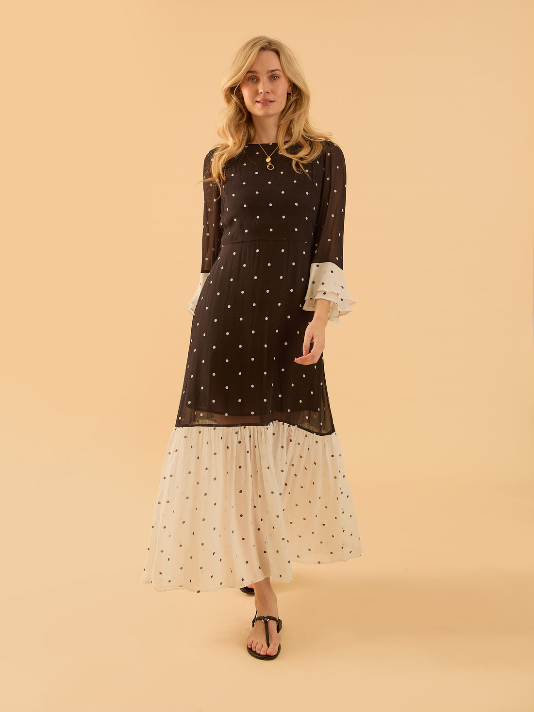 Ella Spot Maxi Dress