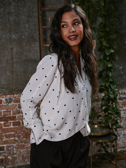 Ella Spot Print Blouse