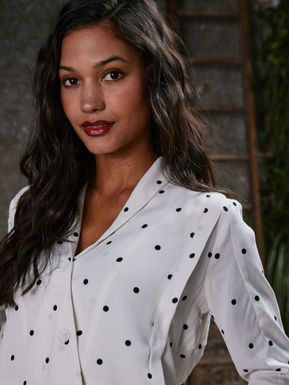 Ella Spot Print Blouse