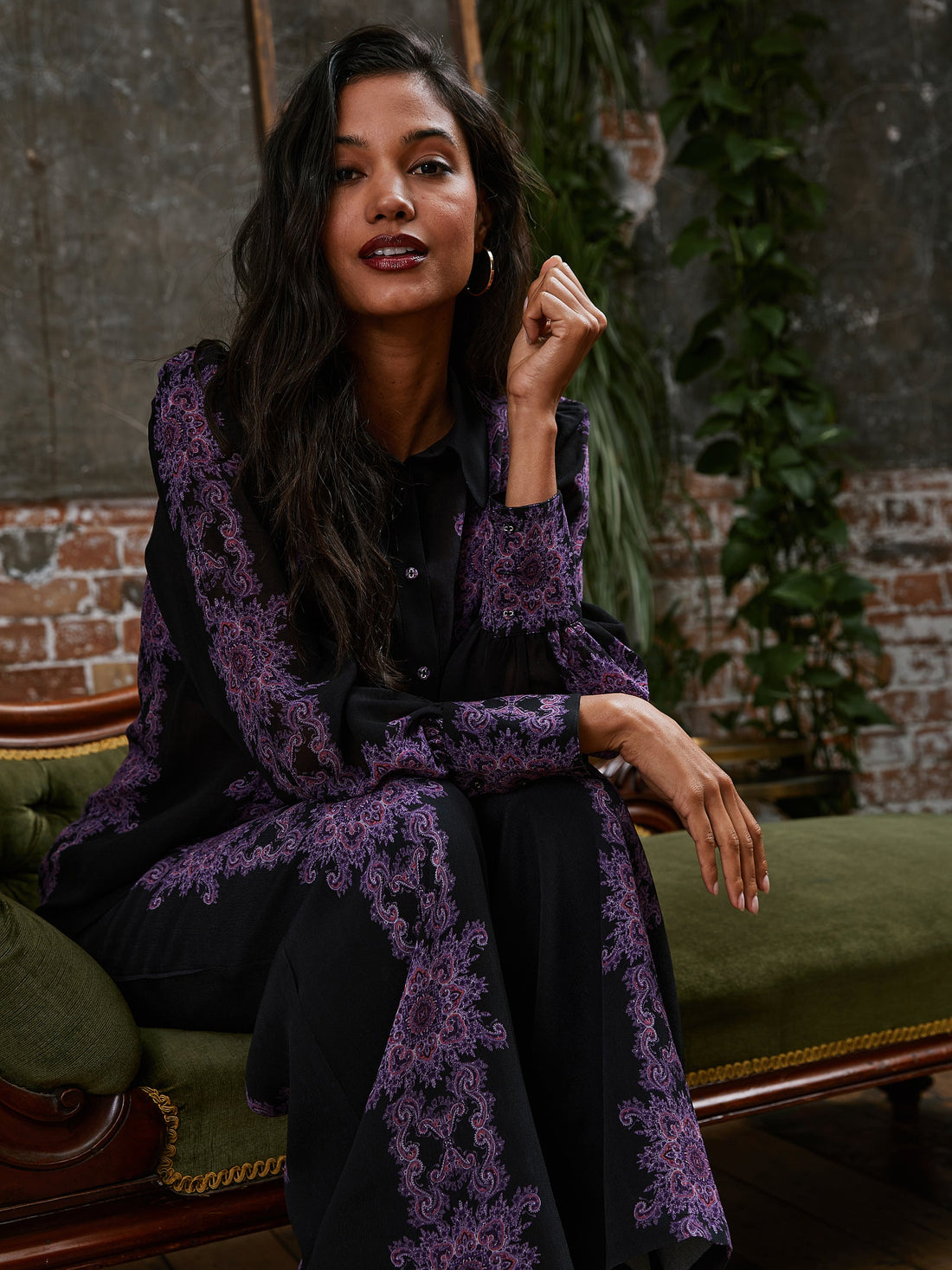 Nancy Print Trouser