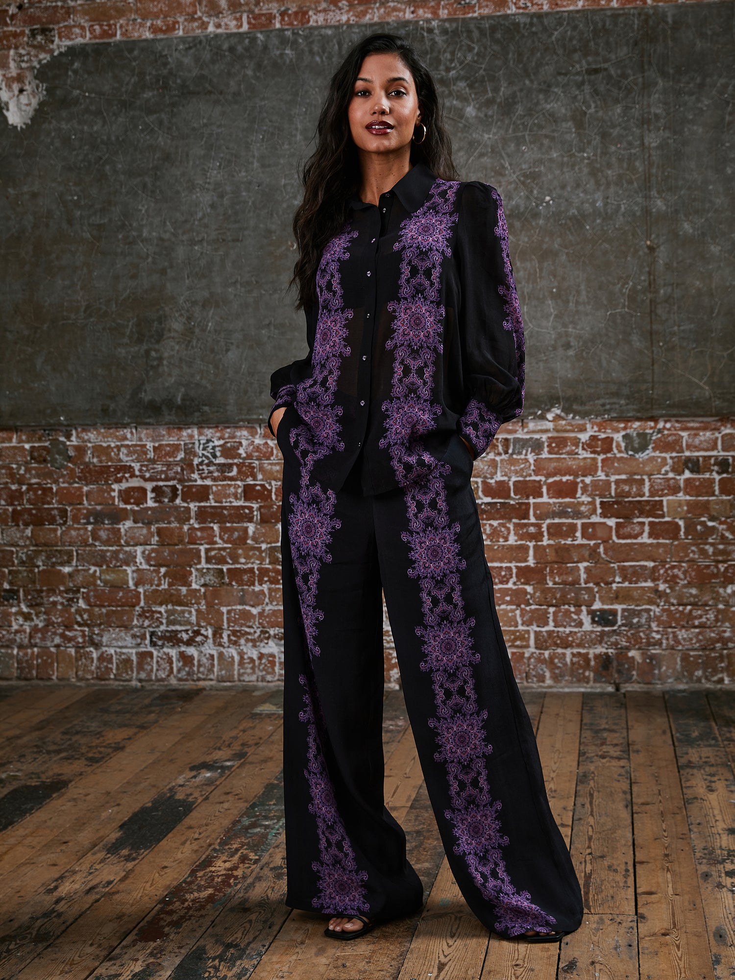 Nancy Print Trouser