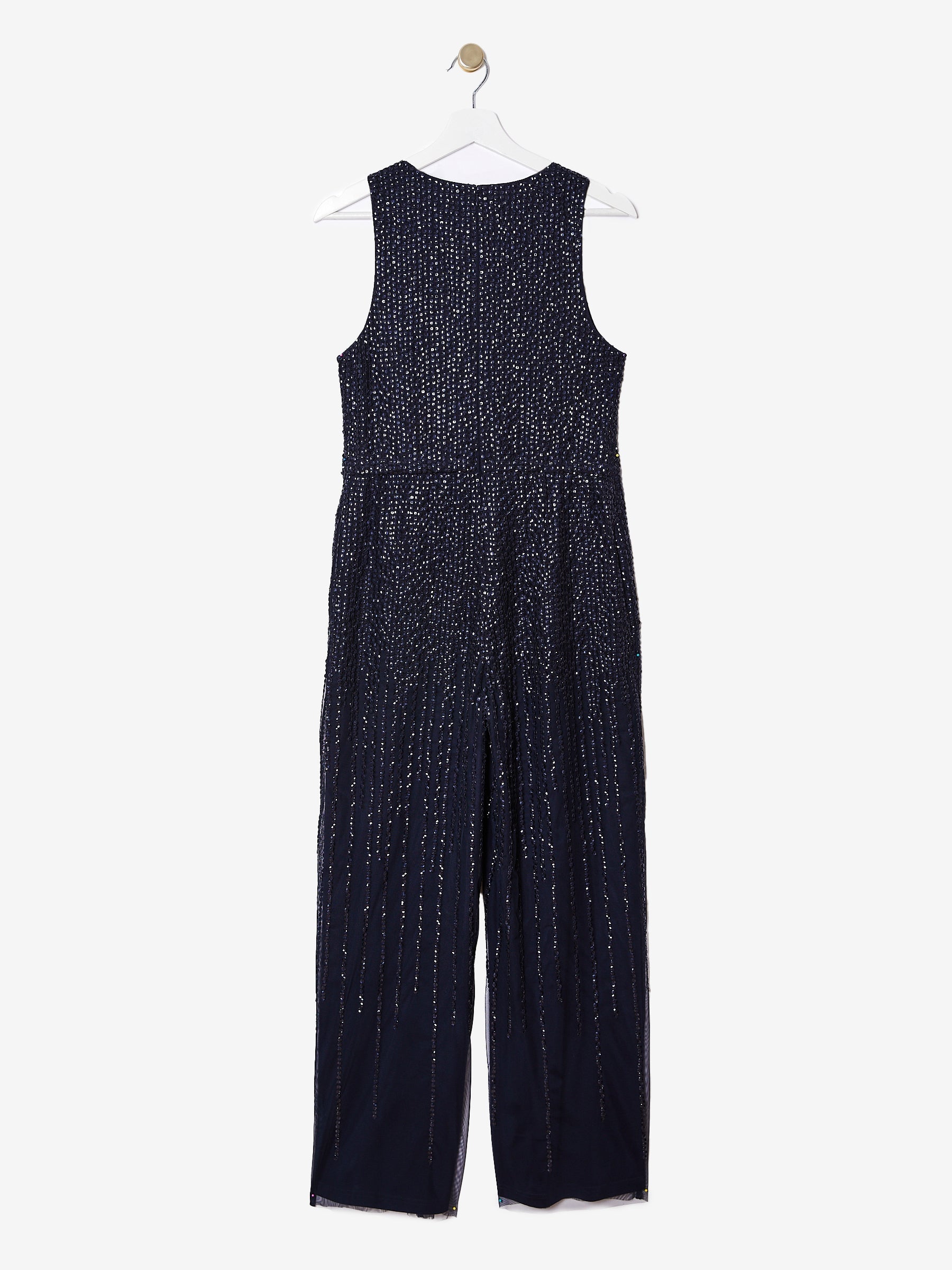 Indigo Sequin Jumpsuit