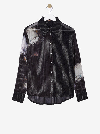 Luna Placement Print Shirt