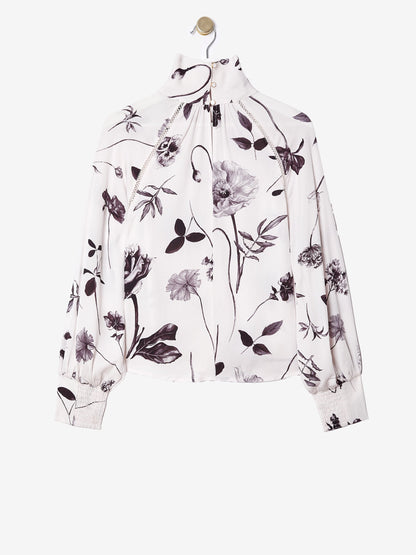 Flora Mono High Neck