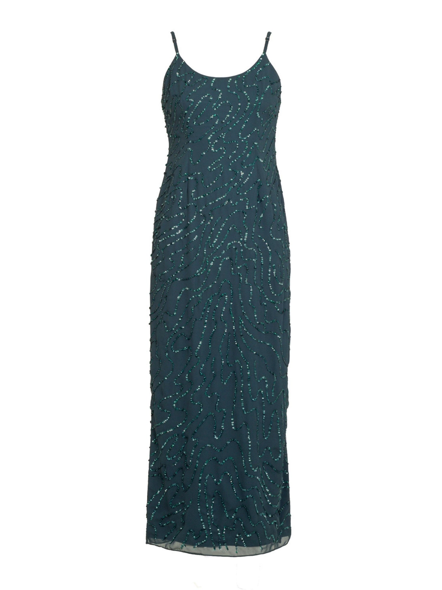 Astrid Teal Maxi Dress