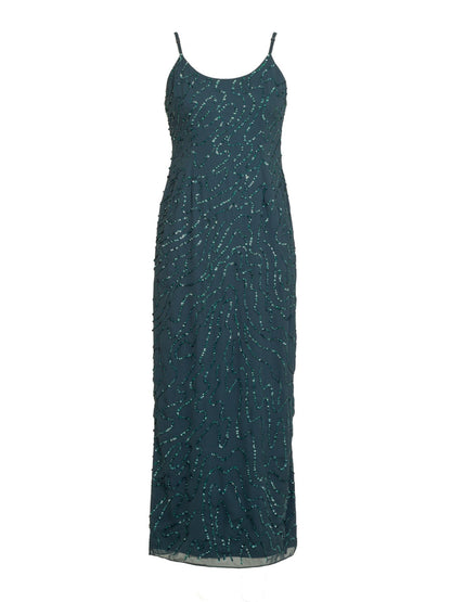 Astrid Teal Maxi Dress
