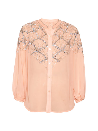 Gemma Pink Embellieshe Blouse