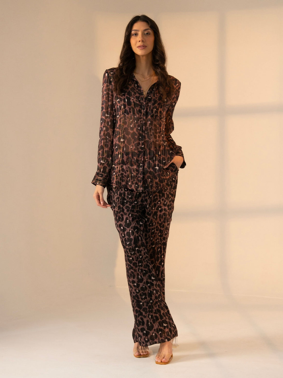 Indira Animal Print Trouser