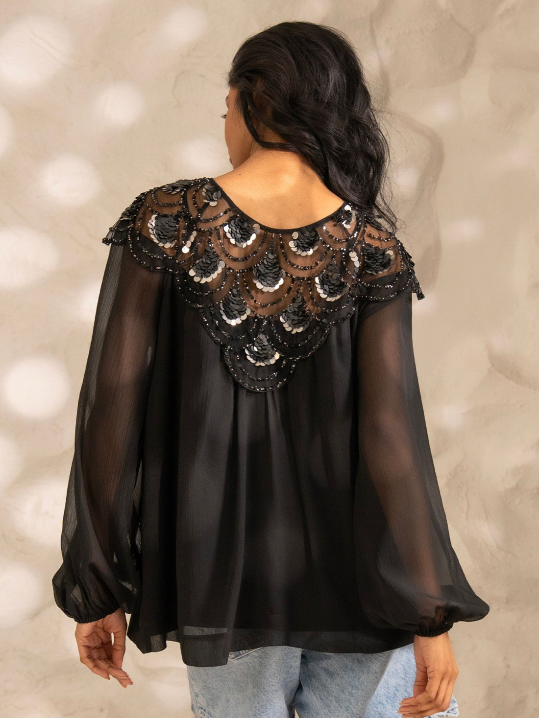 Bea Sequin Blouse