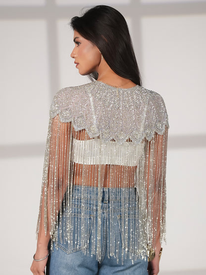 Bonni Statement Frnge Cape