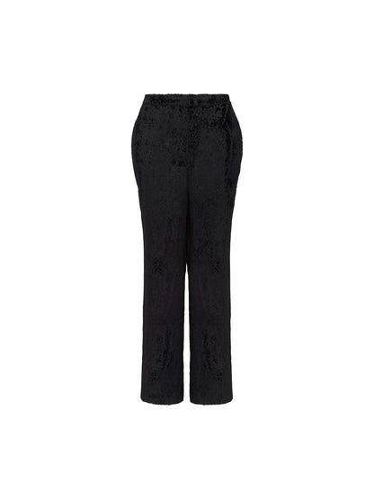 Juniper Black Snake Velvet Trouser