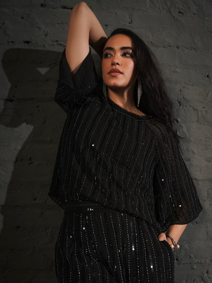 Aurora Sequin Top